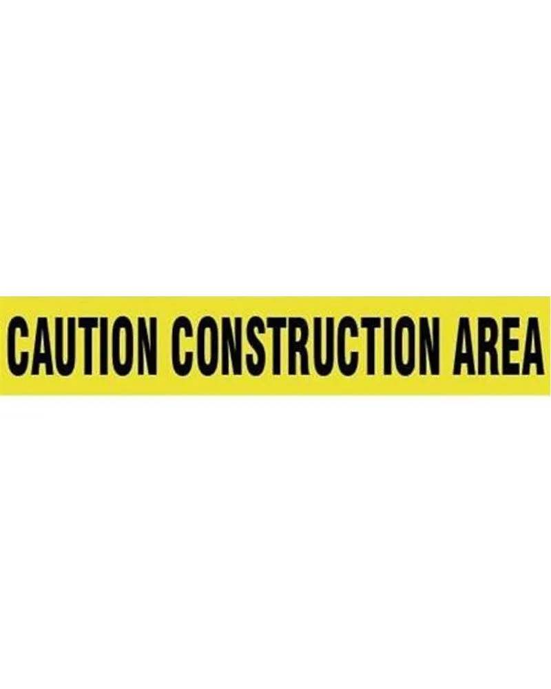 (10 Rolls/Case) CAUTION CONSTRUCTION AREA Barricade Safety Tape