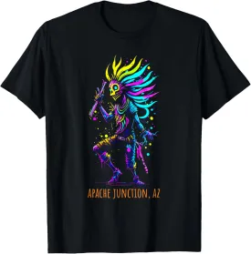 Apache Junction Arizona USA Southwestern Abstract Art Design T-Shirt