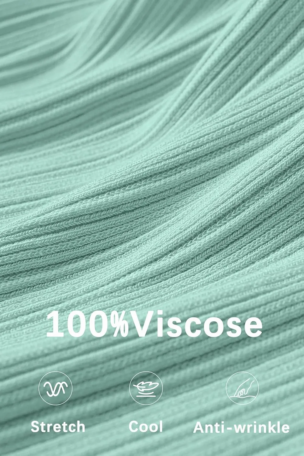 Arach&Cloz Women's Knit Adjustable Halter V Neck Summer Vacation Dress 2025