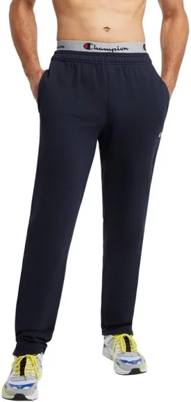 Champion Mens Sweatpants, Powerblend, Fleece Open-Bottom Sweatpants for Men (Reg. or Big & Tall)