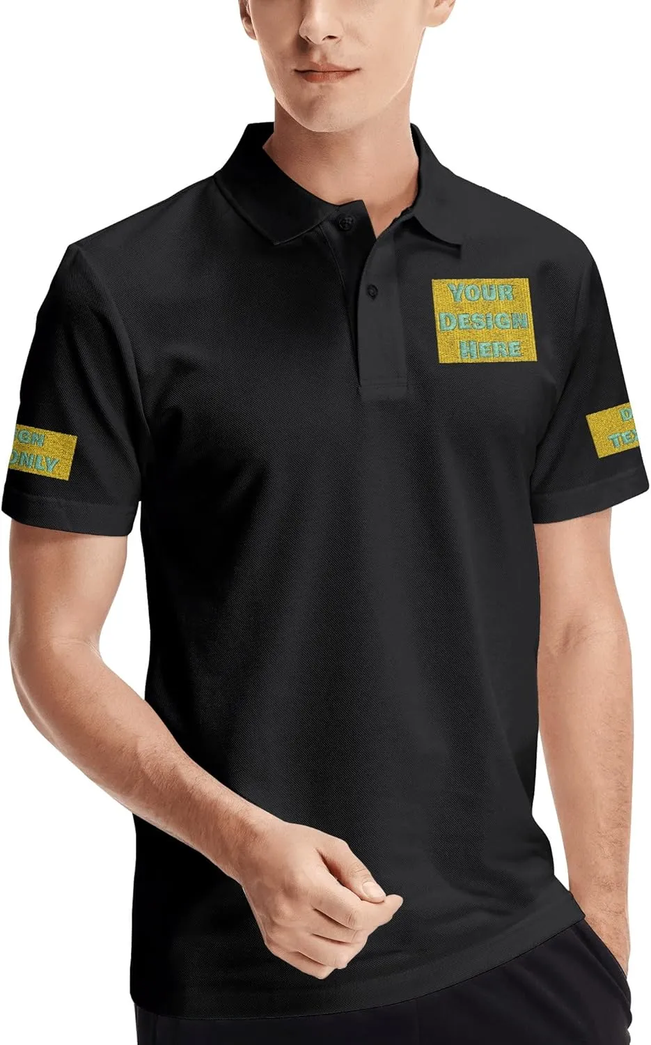 Custom Polo Shirts Design Your Own Logo Photo Name Customized for Men Company Polos Personalized Golf Tshirts S-4XL