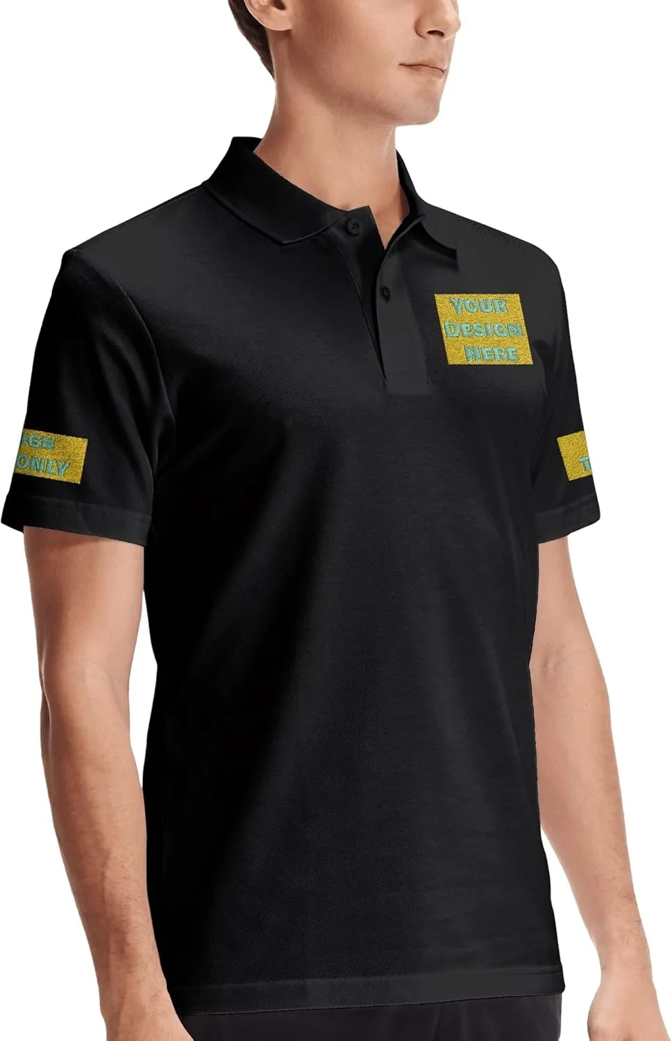 Custom Polo Shirts Design Your Own Logo Photo Name Customized for Men Company Polos Personalized Golf Tshirts S-4XL
