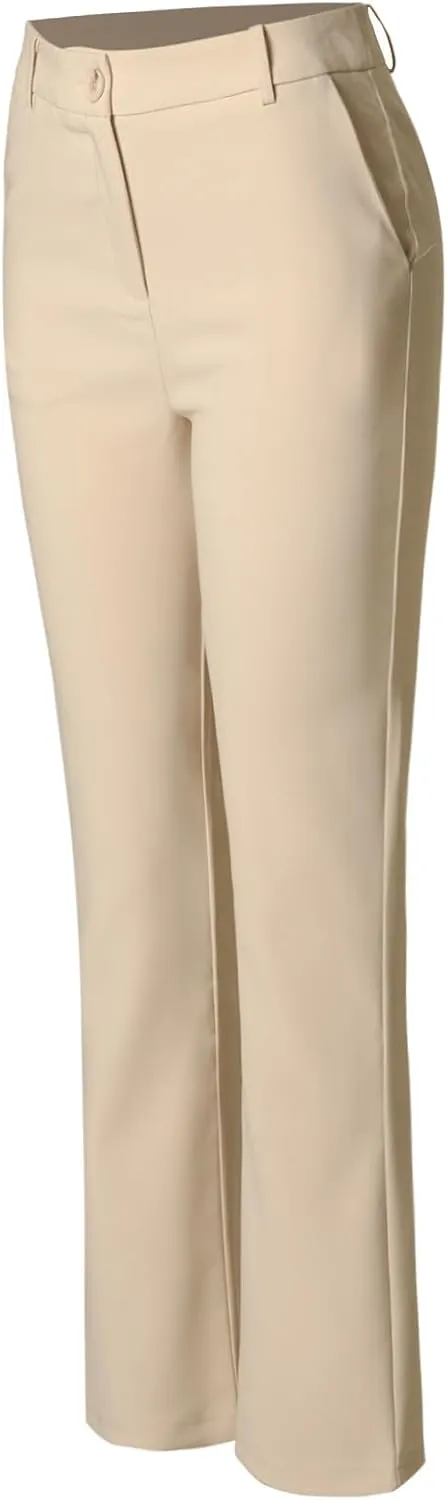 Design by Olivia Women's Ultra Stretch Comfy Millennium Bootcut Dress Pants Work Business Office Trousers
