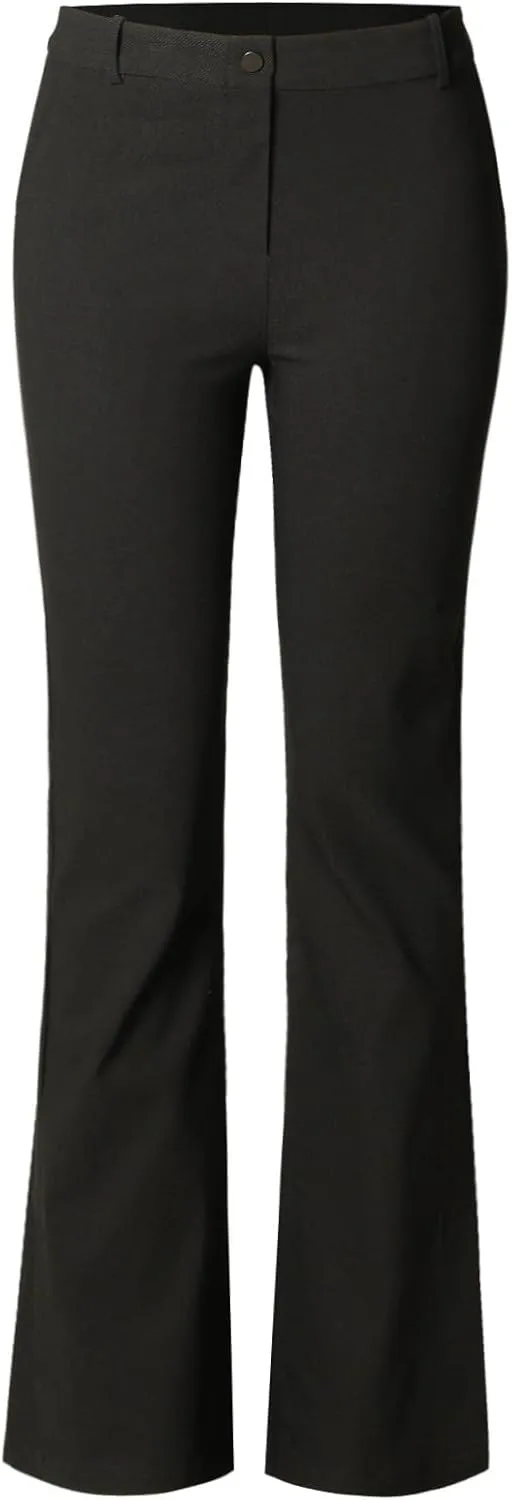 Design by Olivia Women's Ultra Stretch Comfy Millennium Bootcut Dress Pants Work Business Office Trousers