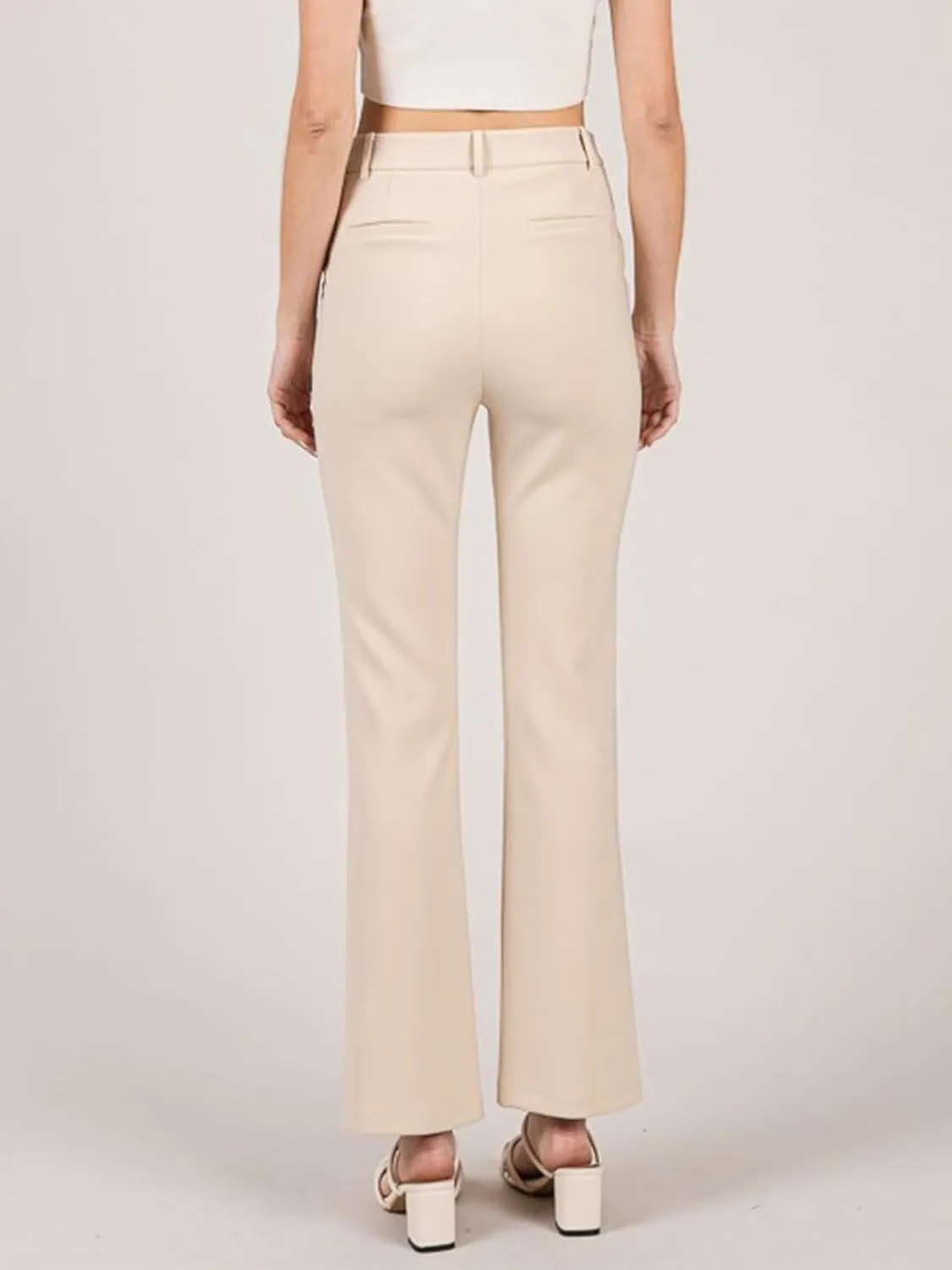 Design by Olivia Women's Ultra Stretch Comfy Millennium Bootcut Dress Pants Work Business Office Trousers