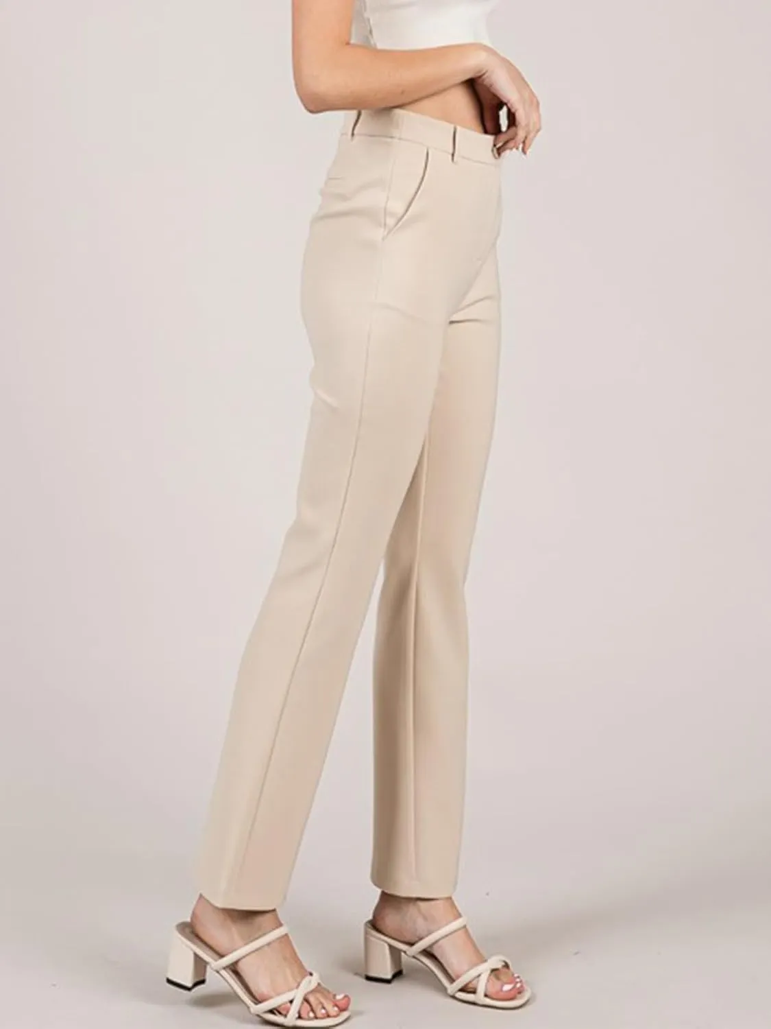 Design by Olivia Women's Ultra Stretch Comfy Millennium Bootcut Dress Pants Work Business Office Trousers