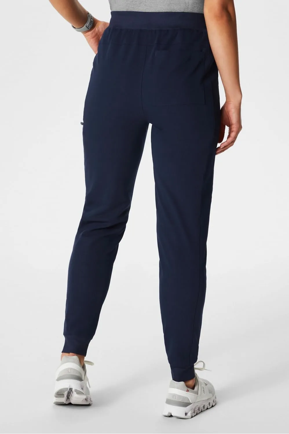 Fabletics Women's High Rise Active Scrub Jogger - MotionTech, 4-Way Stretch, Pocket-Packed, Lightweight, Semi-Slim Fit