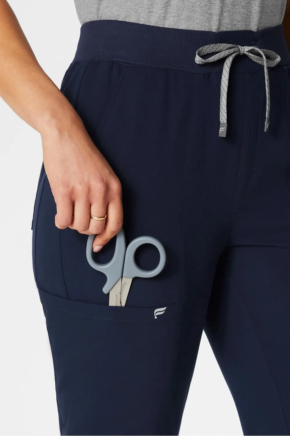 Fabletics Women's High Rise Active Scrub Jogger - MotionTech, 4-Way Stretch, Pocket-Packed, Lightweight, Semi-Slim Fit