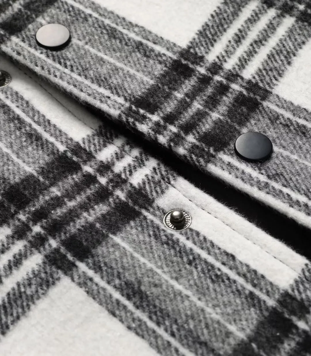 FTIMILD Men's Plaid Shirts Jacket Quilted Lined Flannel Shirts Sherpa Button Down Jackets with Hood for Men