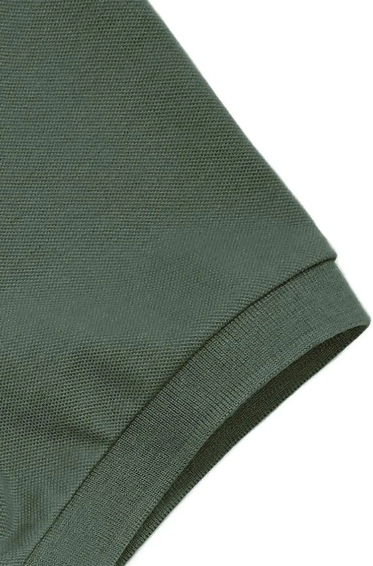 J.Crew Mercantile Men's Short Sleeve Untucked Flex-Cotton Pique Polo Shirt