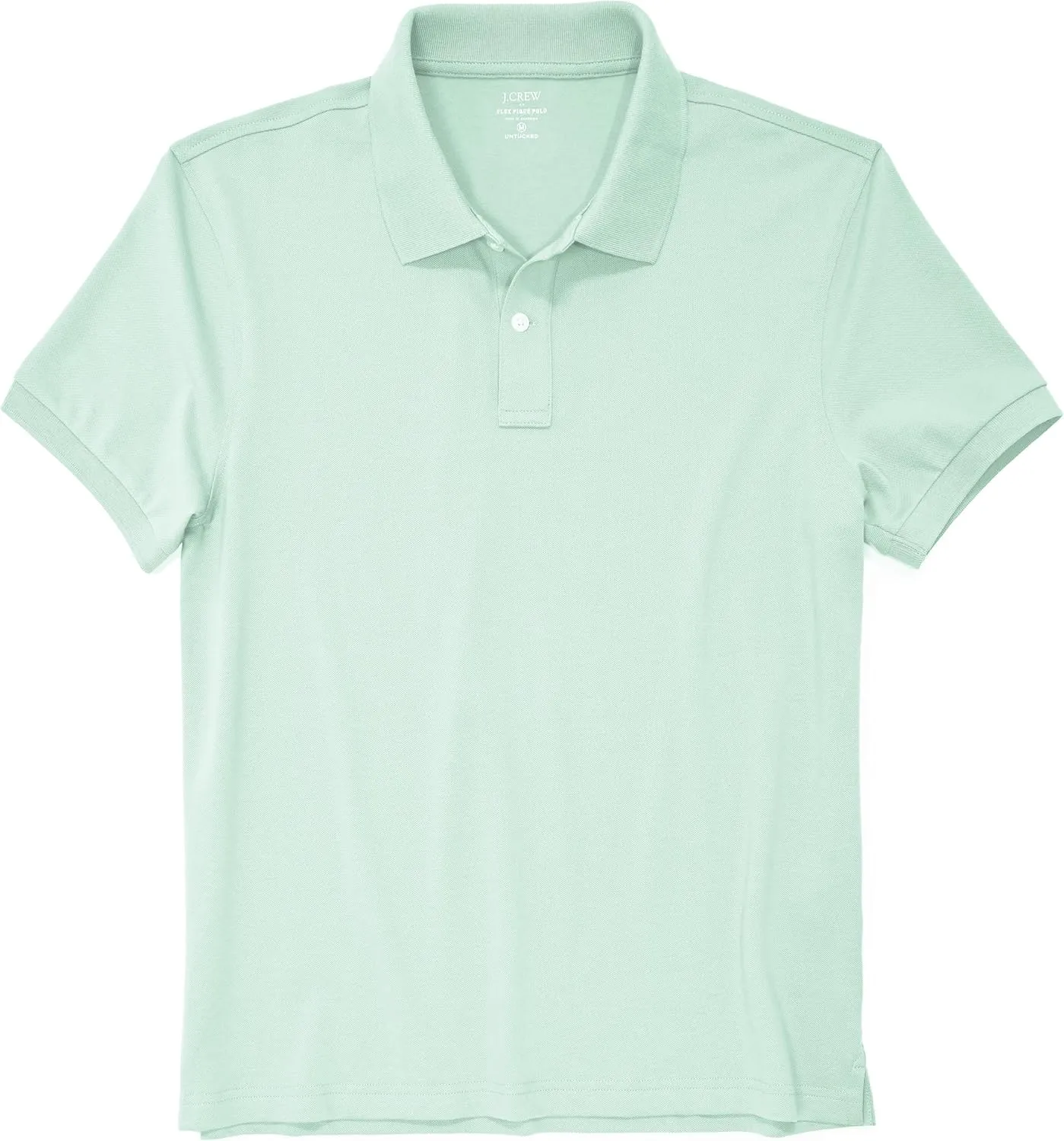 J.Crew Mercantile Men's Short Sleeve Untucked Flex-Cotton Pique Polo Shirt