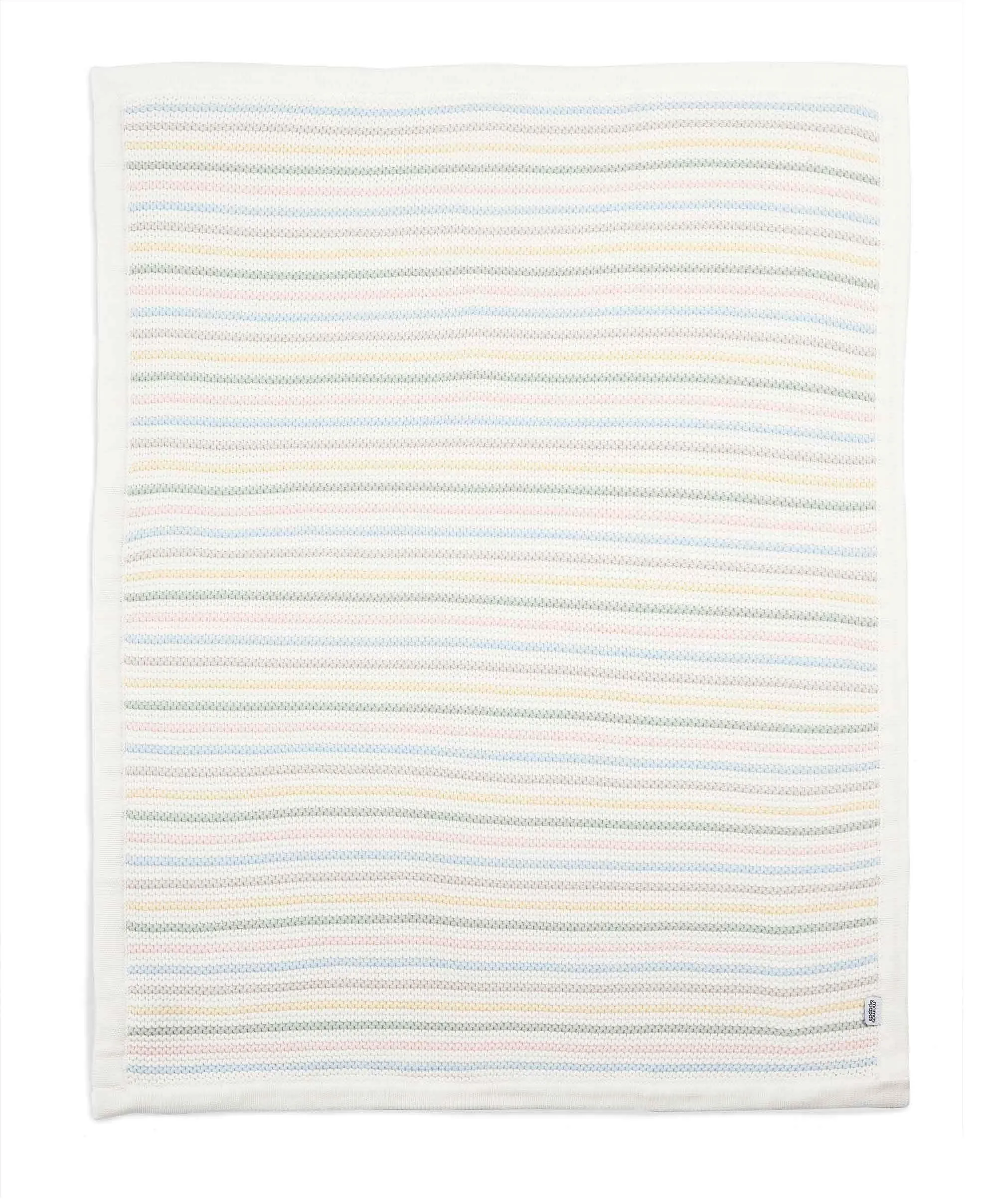 Knitted Blanket - Soft Pastel