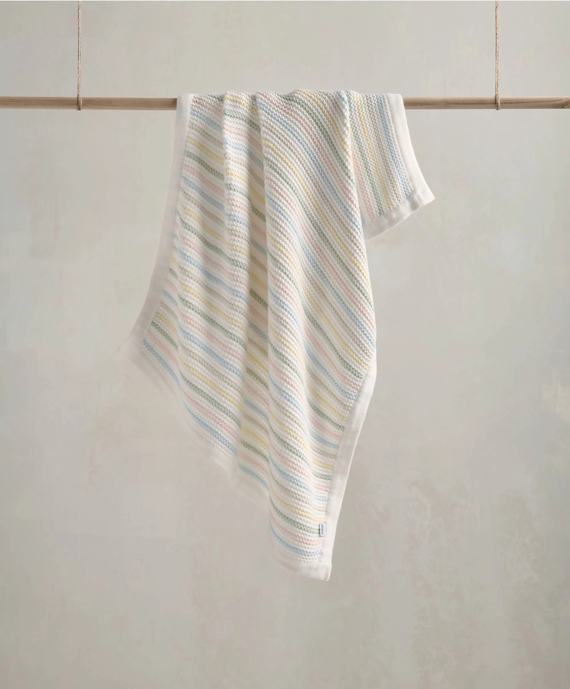 Knitted Blanket - Soft Pastel