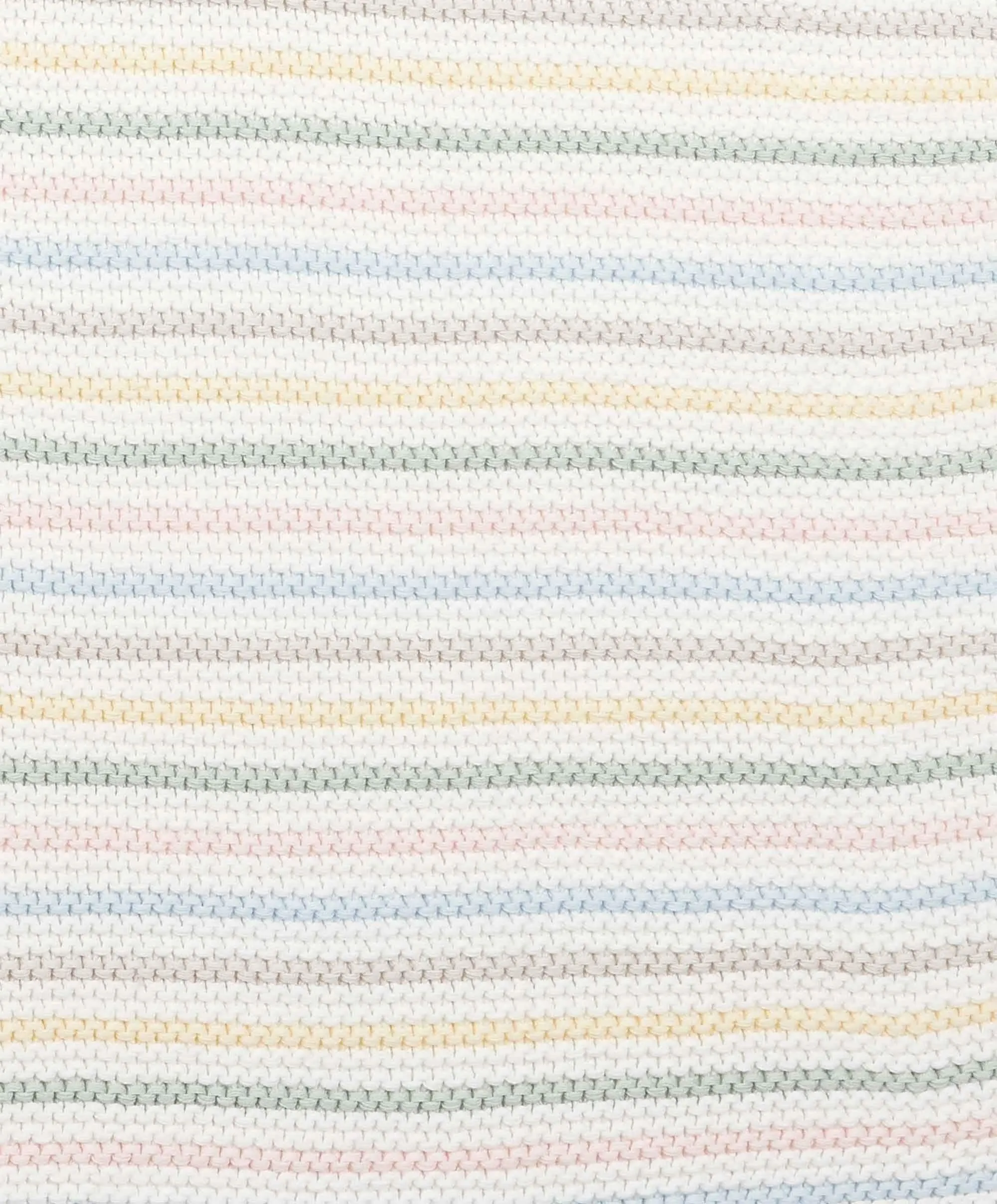 Knitted Blanket - Soft Pastel
