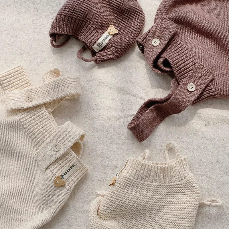 Knitwear Sling Onesie & Hat