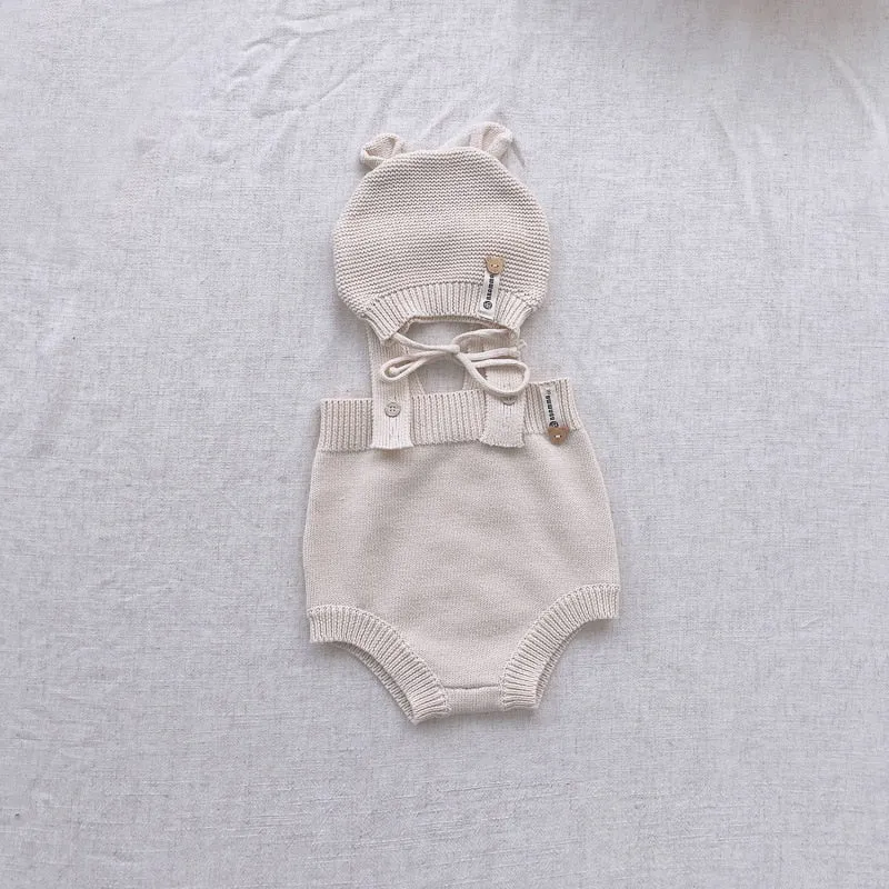 Knitwear Sling Onesie & Hat