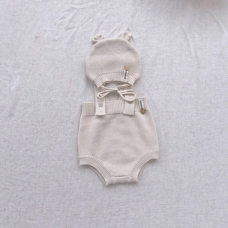 Knitwear Sling Onesie & Hat