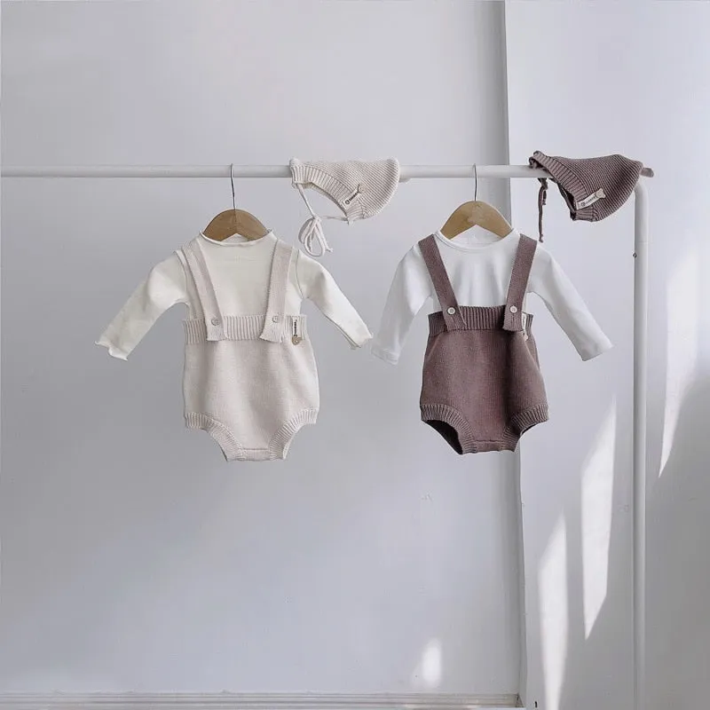 Knitwear Sling Onesie & Hat