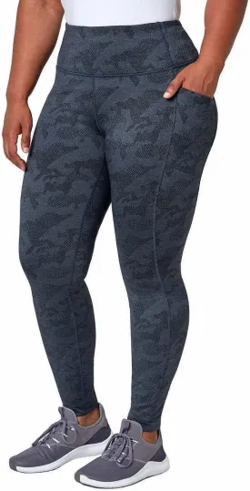Mondetta Womens Midweight Brushed Jacquard Legging