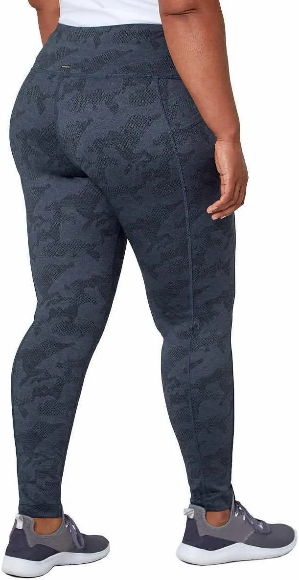 Mondetta Womens Midweight Brushed Jacquard Legging