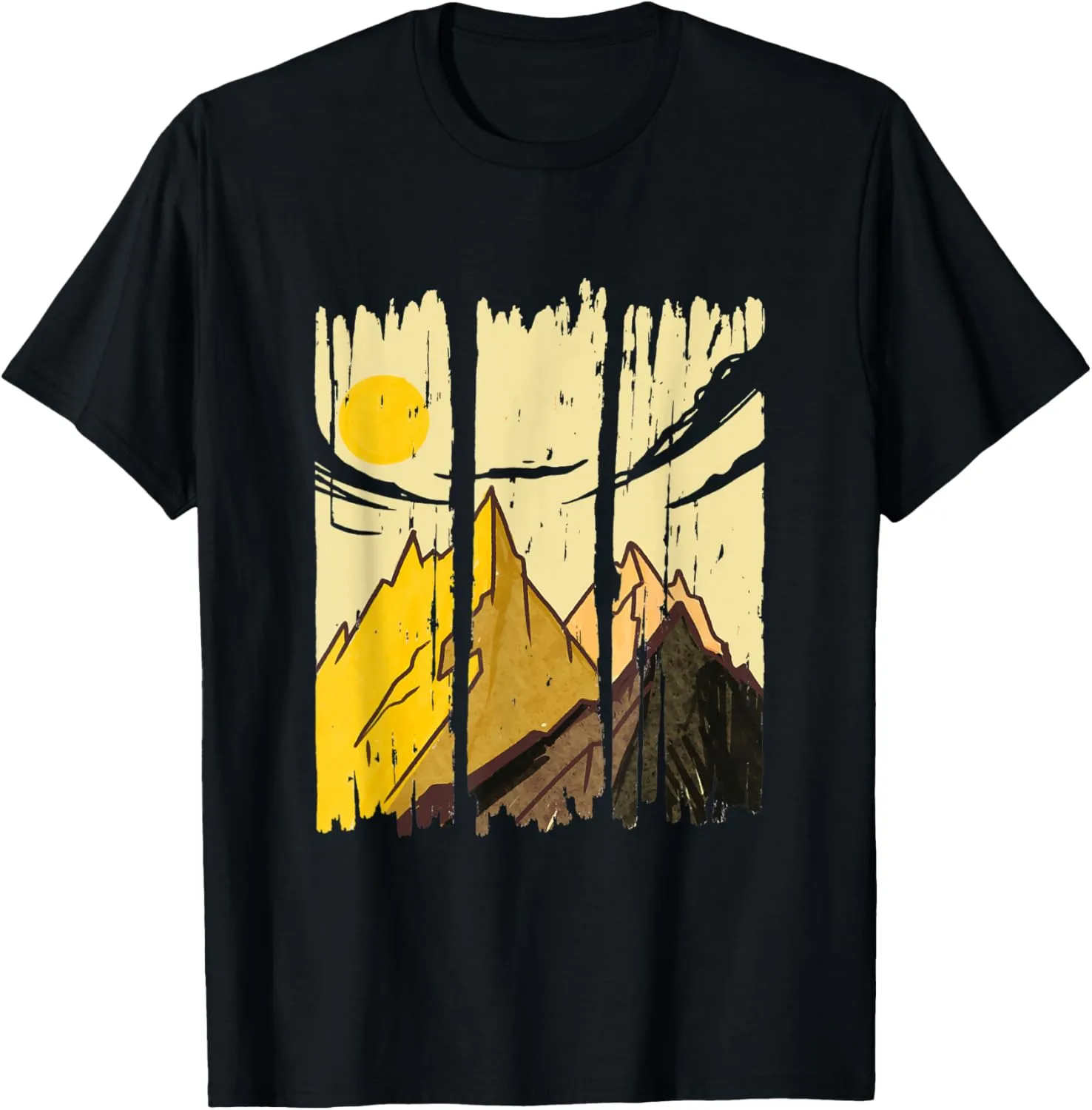 Nture and hiking design that includes a mountain landscape T-Shirt