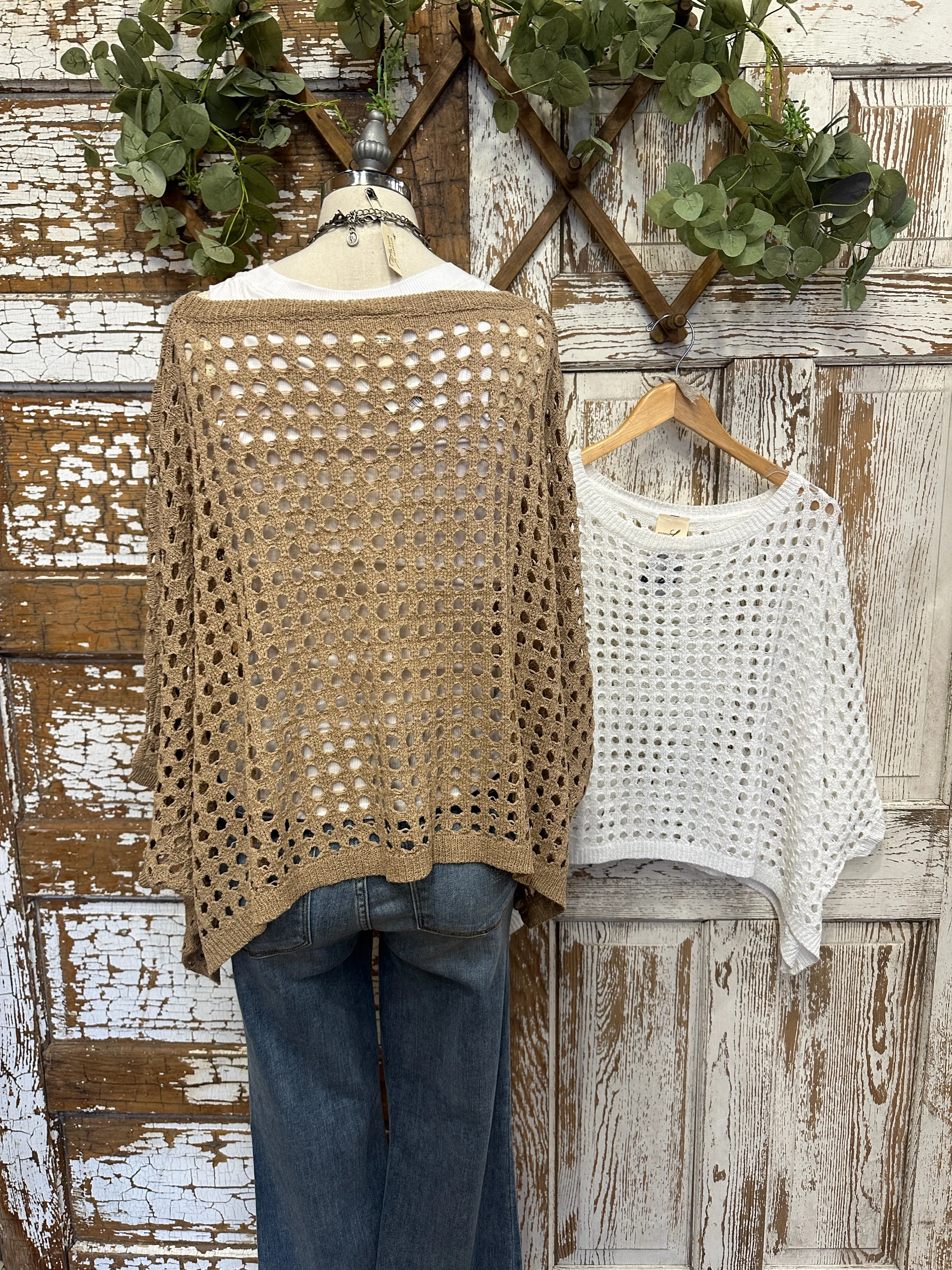 Open Knit Sweater