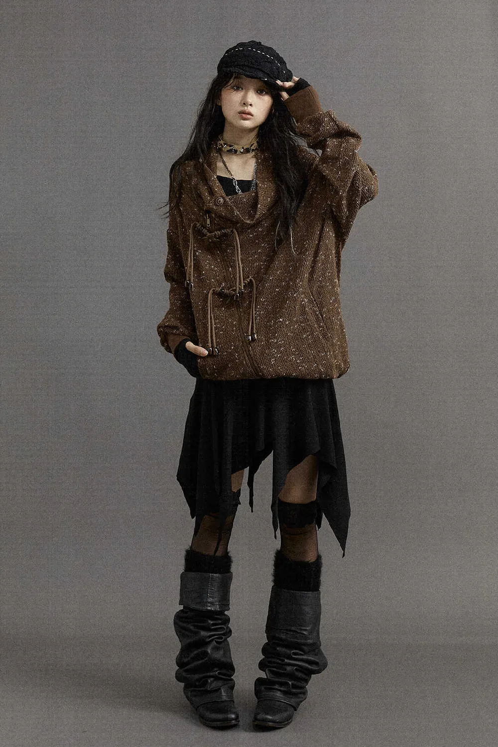 Oversized Knit Cardigan