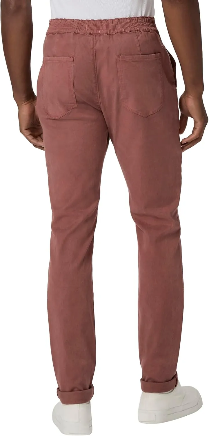 PAIGE Men's Fraser Stretch Twill Cuffed Trouser Pant