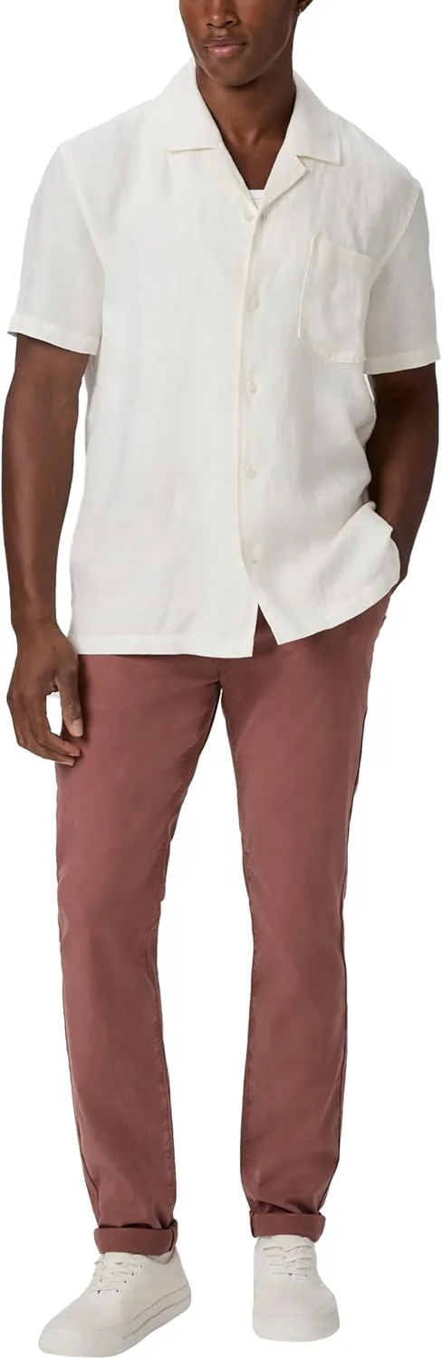 PAIGE Men's Fraser Stretch Twill Cuffed Trouser Pant