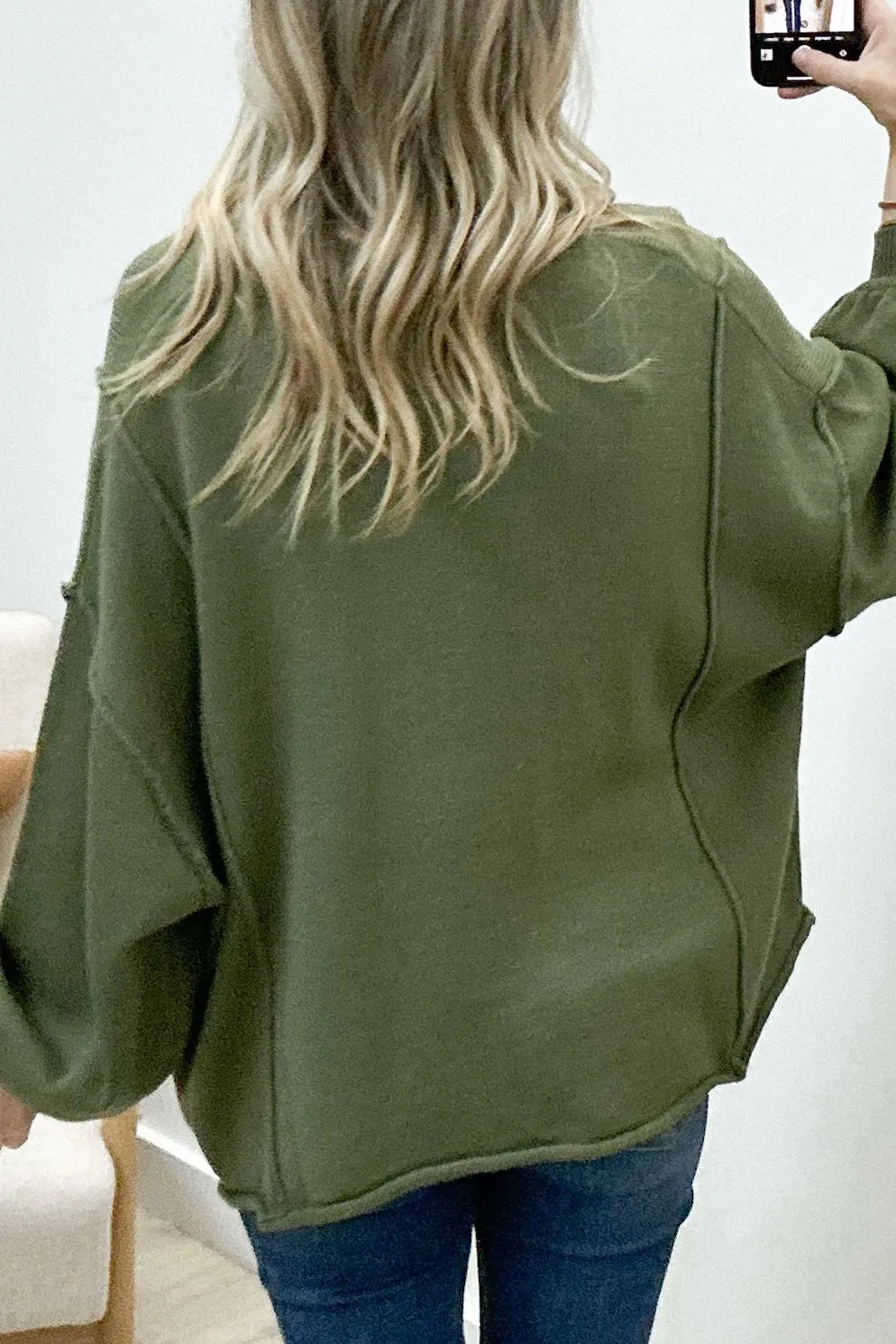 "Dream Big" Sweater (Olive)