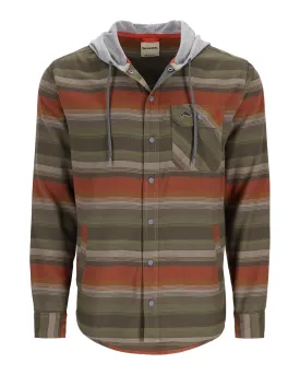 SIMMS M'S SANTEE FLANNEL HOODY