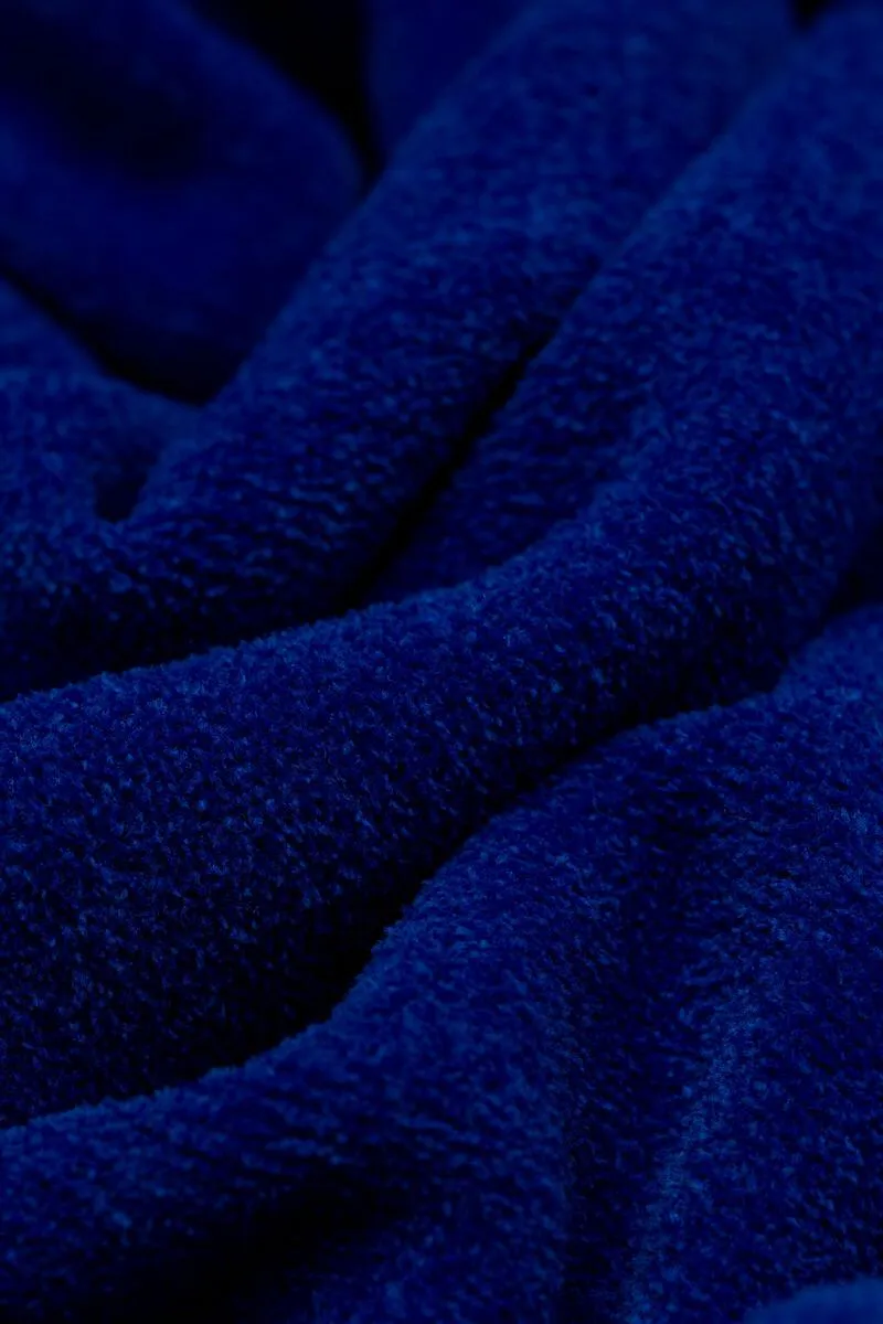 Textured Knit Crew (Blue)