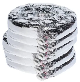 UPC-26TCR8-6 - Sound Attenuator Tubing, TFS, Couplings Attached 2" ID x 12'L x6 pcs, R-8.0 (72 ft. per box)