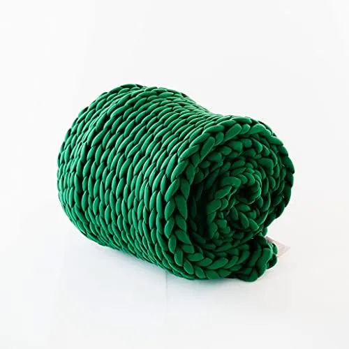 Weighted Blanket, Hand Woven Chunky Knit Breathable and Cooling, Machine Washable