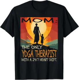Yoga Therapist Job & Mother's Day Themed Cute Design T-Shirt